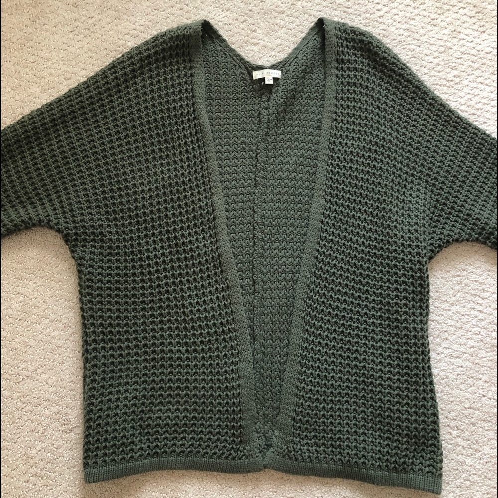 Green Cardigan